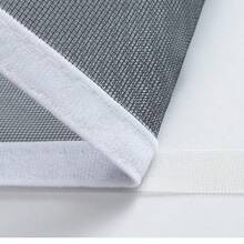 1 tấm lưới chống muỗi mùa hè, tự dính bằng băng keo ma thuật, lưới chống muỗi trong suốt thoáng khí, lưới cửa vô hình mật độ cao, phù hợp với nhiều loại cửa và cửa sổ, không cần khoan, lắp đặt tự dính, có thể tháo rời và giặt được, thích hợp cho mọi mùa. - Lưới màu xám với viền trắng - Xem 40