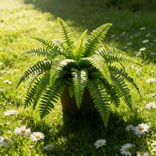 2pcs 29.72 Inch Realistic Large Tropical Boston Fern, With Vibrant Green Leaves, Made Of Durable Plastic, Suitable For Indoor And Outdoor Decor, Great For Christmas, Thanksgiving, Mother's Day, Graduation Ceremony And More - Green - View 9