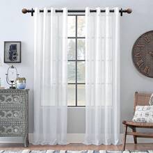 1 Juego de 37 - 149 pulgadas Barras de cortina de textura de madera ajustables, con decoración de parte superior redonda, barras de cortina retráctiles resistentes y duraderas, adecuadas para juegos de cortinas completos en salas de estar y dormitorios - Esfera de veta de madera en forma de media luna - Ver 11