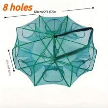 Lưới bắt cá tự động gấp gọn, chịu lực cao, được nâng cấp, thiết kế tự động đóng, nhiều cửa vào giúp tăng tỷ lệ bắt cá, thích hợp cho cua, tôm càng, cá mồi, tôm trong nước ngọt/nước mặn, nhỏ gọn và dễ mang theo, chống thấm nước và chống ăn mòn để sử dụng lâu dài, thích hợp cho câu cá ở sông, hồ, bãi biển và ngoài trời, món quà tuyệt vời nhất cho những người đam mê câu cá và những người thích phiêu lưu ngoài trời. - Nhiều màu - Xem 10