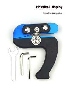 Máy cắt ván ép gỗ bằng hợp kim nhôm và tay cầm ABS, lưỡi dao hai vòng bi, máy cắt cạnh thủ công dùng cho ván melamine, tấm composite nhôm và ván nhựa, không cần nguồn điện. - màu xanh da trời - Xem 9