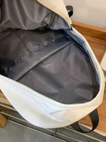 Large Capacity Women Backpack - White - View 3