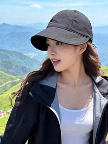 新款时尚休闲百搭华夫格渔夫帽，女士春夏遮阳帽，时尚防晒 - 華夫格 - 查看 5