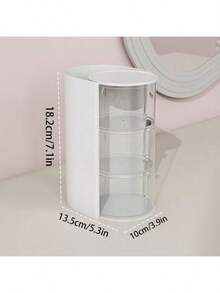 1个多功能旋转桌面收纳盒，分格设计，可收纳小女孩的发饰、橡皮筋、珠宝、DIY手工用品和小工具，可放置项链、耳环、手镯、戒指、化妆刷、发夹和其他饰品。 - 彩色 - 查看 13