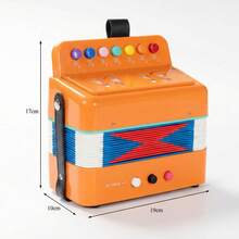 Small 7 Key Accordion Children's Musical Instrument Gift - 綠色 - 查看 6