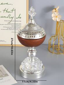 1 pieza Quemador de incienso de estilo bohemio minimalista y fresco de hierro, adecuado para la decoración del hogar, el dormitorio, la sala de estar (como artículo decorativo), la oficina, el estudio de yoga y la terapia de fragancias y decoración para fiestas, creando un ambiente elegante. Este quemador de incienso es un regalo ideal para vacaciones, vuelta al colegio, graduación y mujeres. - Multicolor - Ver 6