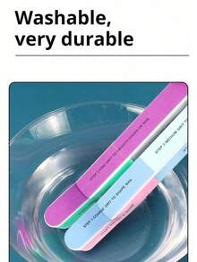 1pc Nail Polishing Tool, 7pcs Surface Sanding Belts, Nail File, 7 Types Of Abrasive Stones, Multi-Function Polishing, Silver Jewelry Polishing, Model Tools - Multicolor - View 7