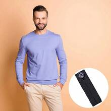 6/10pcs Adjustable Elastic Waist Extender, Unisex Waist Extender Buckle For Pants, Trousers, Dresses, Jeans (Black) - 10-pack Black - View 4