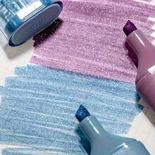 Glow-In-The-Dark Highlighter Pen, Flexible Line Width, Water-Based Ink, Suitable For Shiny Notes, Plans, Diaries - A - View 4