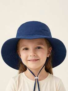 1-3Y3-6Y6-10Y Kids' Bucket Hat Summer Outdoor Sun Protection UV-Blocking Mesh Breathable Quick-Dry Sun Hat Beach Hat - 1PC - View 11