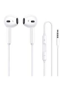 兼容的有线耳机，Type-C电子耳塞，3.5mm圆形插头，USB-C耳塞，耳机音频耳机，电子通话和音乐低音立体声入耳式耳机。 - 白色 - 查看 12