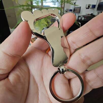 Multifunctional High-Quality Beer Bottle Opener, Creative Foot Shaped Design, Car Pendant, Gift, Keychain, Portable Screwdriver, Portable Bottle Opener