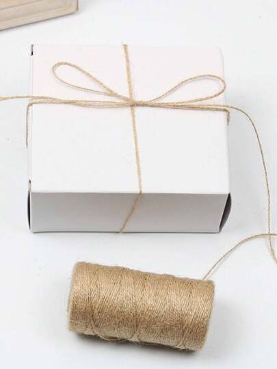 Hemp Rope Roll, Handmade Woven Hemp Rope, Suitable For DIY Crafts, Gift Packaging, Wedding Decoration, Edging Projects, Binding And Knotting