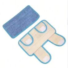 1 Set Flat Mop Replacement Mop Pads, Detachable Mop Head, Fine Fiber Mop Cloth For Wet And Dry Use - Replaceable Mop Cloth - View 6