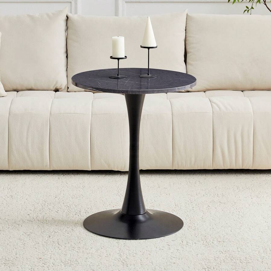 Dining Tables - Black + Medium Density Fiberboard + Metal - View 1