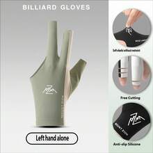 1pc High-Quality Snooker Left/Right Hand 3-Finger Open-Style Billiard Glove, Suitable For Women And Men, Highly Elastic Breathable Non-Slip - Multicolor - View 41