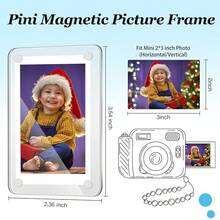 Pcs Acrylic Fridge Magnetic Frames For Photos Compatible With   Mini Pictures Double Sided Clear Fridge Magnetic Frame For Family Friend Class Of 2026, 2.36 X 3.54 Inch - 2,36 x 3,54 inch - Xem 3