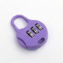 3pcs Mini Locks With Combination Dial And Key Hole - Plastic Structure, Suitable For Luggage, Suitcase, Drawers, Boxes, Backpacks, Laptop Bags - Multiple Color Options, Easy-To-Use Combination Dial And Key Lock, Suitable For Home, Travel, Office Use - Compact Portable Design, Numeric Lock Applicable For Luggage - 3pcs - View 10