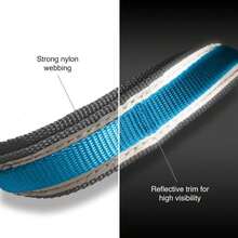 Kurgo 6 in 1 Quantum Leash, Hands Free Leash for Dogs, Running Belt Lead, Crossbody &amp; Waist Belt Style, Reflective, Carabiner Clip, for Training, Hiking, or Jogging, 4 Colors - ColorI - Ver 1