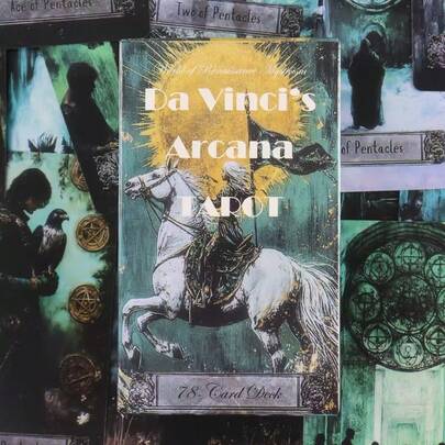 达芬奇秘仪塔罗牌，78张牌，英文版