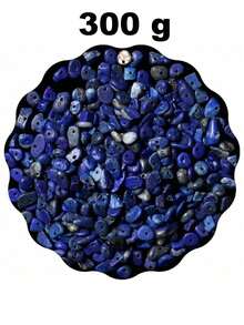 5-8毫米天然绿松石珠 - 30克/300克/多色碎石，不对称水晶宝石，用于DIY珠宝制作 - 手镯、耳环、项链工艺品 - 彩色 - 查看 30