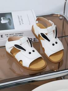 2026新款儿童夏季可爱凉鞋，夏季穿着的理想之选。波西米亚风格凉鞋。男女童沙滩凉鞋，儿童魔术贴凉鞋，沙滩鞋和童鞋。 - 米色 - 查看 3