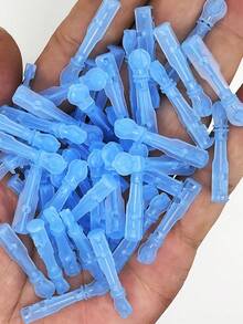 10/50/100/200pcs Professional Blackhead Removal Tool Set, Acne Needle, Facial Blemish And Acne Extraction Tool, Pimple Picking Needle - Professional Acne Removal Set, Suitable For All Skin Types, Facial Skin Pore Cleaning Tool Set, Facial Care Tool - Baby Blue - View 8