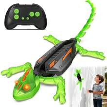 Juguete De Gecko Rc Trepa Paredes Con Control Remoto Para Niño - Verde - Ver 8
