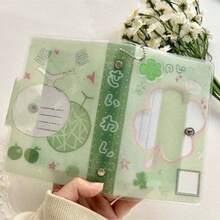 一套 Wow Card A7 三叶草手册，包含 80 张卡片和三叶草吊坠，可移除金色洋葱贴纸相册，口袋书，学生可爱笔记本，返校日记 - 套裝 - 查看 11