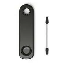 Escobillas de limpieza multifuncionales de silicona lavables, con palillo de limpieza con agujero, desmaquillante y limpiador de oídos 2 en 1, reutilizables sin desprendimiento - A - Ver 10