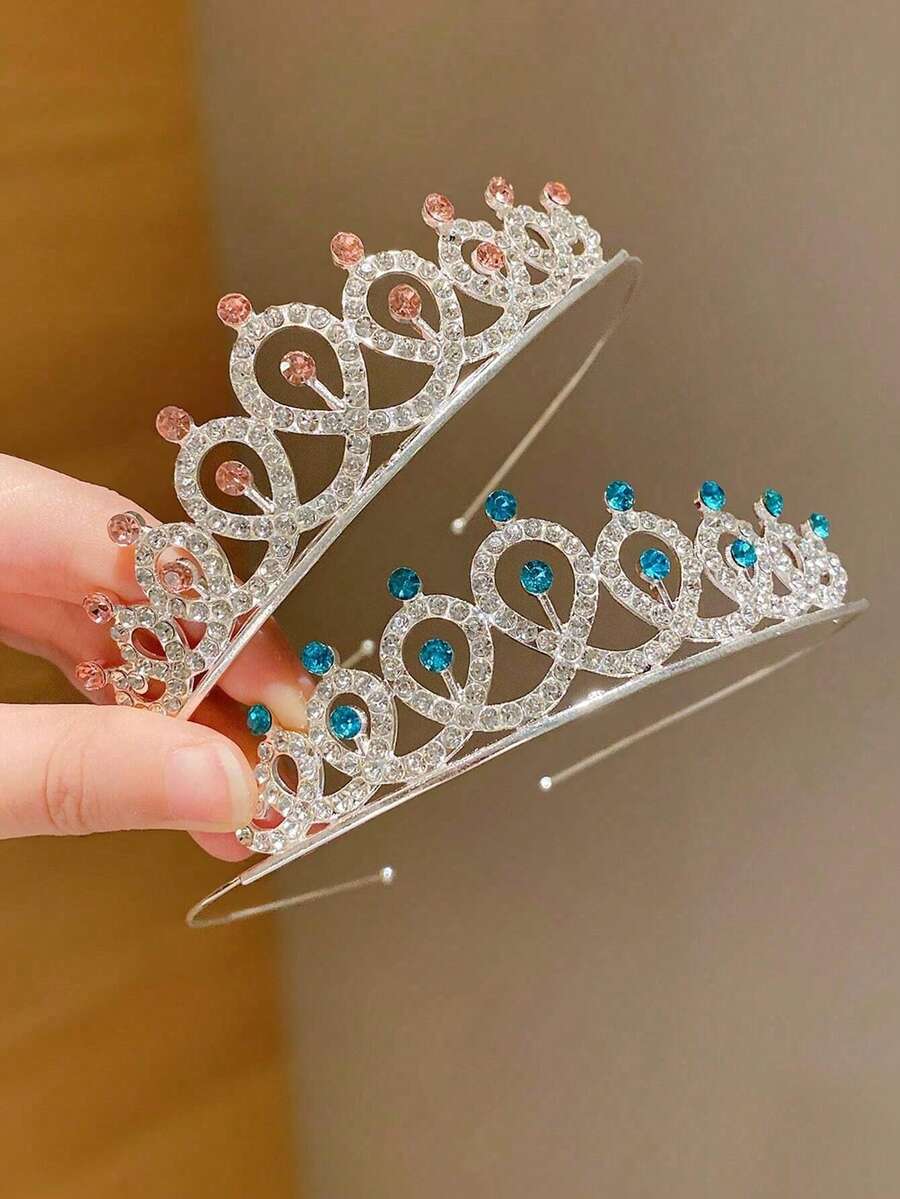 一款甜美的皇冠造型派对走秀礼服——送给女孩的完美礼物。 - 彩色 - 查看 1