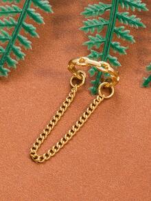 1 chiếc khuyên tai kẹp vành tai kiểu Pháp thời trang, cá tính, tối giản, đa năng dành cho phụ nữ không cần xỏ lỗ tai. - Nhiều màu - Xem 4