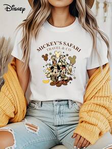 Disney Animal Kingdom Shirts, Safari Shirts, Mickey & Friends Shirts Women's Shirts - White - View 1