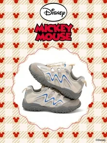 Authorized Collaboration With Mickey Mouse | A Pair Of Disney Children's Sneakers, Suitable For Daily, Festival, Sports, And Outdoor Wear. It Fits The Foot Comfortably, Is Anti-Slip, Wear-Resistant, And Breathable (Boys' Sneakers, Boys' Board Shoes, Children's Sneakers, Girls' Sneakers, Girls' Board Shoes) - Grey - View 2
