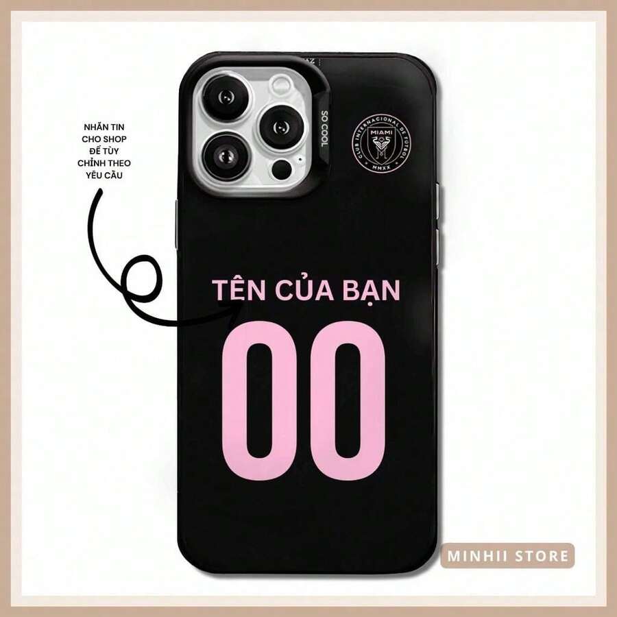 Local Shipping Within 24 Hours. Case Compatible With Apple17 Samsung22-25 Galaxy, Round Orange Pattern Football Case, Can Be Printed According To Requirements, Black Inter Milan Model, 6/6splus/7/7plus/8/8plu. - Black - View 1