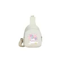 1pc Cute Pony Print Shoulder Bag, Zipper Closure, Casual Crossbody Chest Bag, Suitable For Teens, All Seasons Daily Use - A - View 15