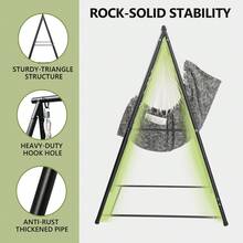 Hammock Chair Stand With Swing Chair, 112*113*180CM - C - View 5