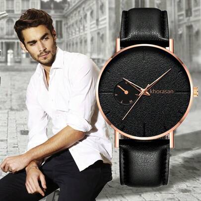 1pc Business Casual Luxury Versatile Men's Watch, Suitable For Outdoor Sports, Company Meetings, Gatherings With Friends, Parties, Great Gift For Father's Day, Thanksgiving, Back To School Season For Family And Friends