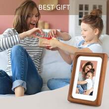 Golden State Art 4x6 Picture Frames - Brown Solid Wood With Glass, Rounded Corner 4 X 6 Picture Frame Matted To 3x5 Photos - Wall Or Tabletop Decor Display - Brown4x6 - View 10