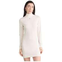 Tommy Jeans Dress DW0DW21958-YBH For Women In Color White - أبيض - مشاهدة 1