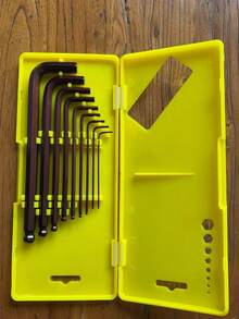 6件套六角扳手套装，包括一字六角螺丝刀工具 - 內六角 - 查看 9