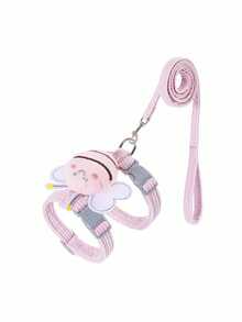1set Bee Leash, Adjustable Rabbit Harness, Cute Bee Harness, Small Pet And Rabbit Leash, Suitable For Small Pets, Small Animal Collars And Leashes, Harness With Leash, Adjustable Leash - Multicolor - View 9