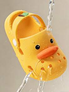 1双可爱卡通男女通用婴儿防滑平底休闲透气凉鞋，适合春夏穿着 - 芥末黃 - 查看 10