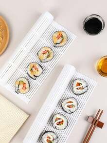 1pc Sushi Rolling Mat, White Sushi Making Tool - View 7