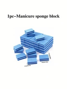 1/3/5件装蓝色专业足部磨砂石去角质锉，用于去除足部老茧和死皮，足部护理修脚工具，沙龙足部磨砂垫，摩擦板，男女通用修脚去角质工具，双面磨脚锉，磨砂石，足部磨砂器，用于家庭个人清洁和手足护理工具 - 藍色 - 查看 7