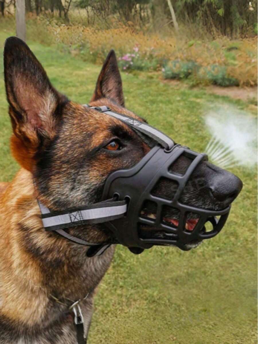 耐用型犬用嘴套,有效阻止吠叫和乱吃垃圾 - 适用于中大型犬 - 防咬、防骚扰、防打扰 - 价格实惠,材质优良,多种尺寸可选 - 宠物嘴套保护 - 黑色 - 查看 1