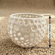 Aquarium Plant Pot, Porous Aquatic Plant Planting Cup, Circulating Round Grid Bowl, Suitable For Aquarium Landscaping Decoration - A - View 10