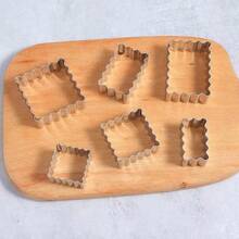 3pcs Stainless Steel Cookie Cutter Set - Rectangular And Square Shapes - For Baking - Suitable For Pastries And Cookies Baking - Perfect Choice For Holiday Baking - Kitchen Essential - Baking Molds - View 6