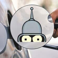 Cartoon Stickers Featuring Robot Patterns For Cars, Trucks, And Laptops - A - View 3