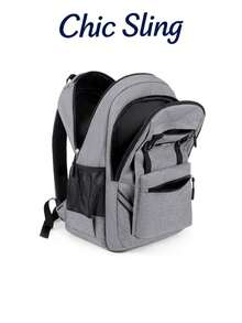 SHILAN Business Commuting Backpack, Large-Capacity Computer Backpack, Wear-Resistant And Water-Repellent Travel Bag Multi-Pocket Student Schoolbag, Can Hold A 15.6-Inch Computer, Dual-Purpose Bag For Commuting / School / Business Trips - Multicolor - View 5